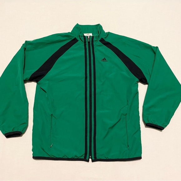 Adidas Womens Windbreaker Jacket Size Medium - Picture 1 of 15
